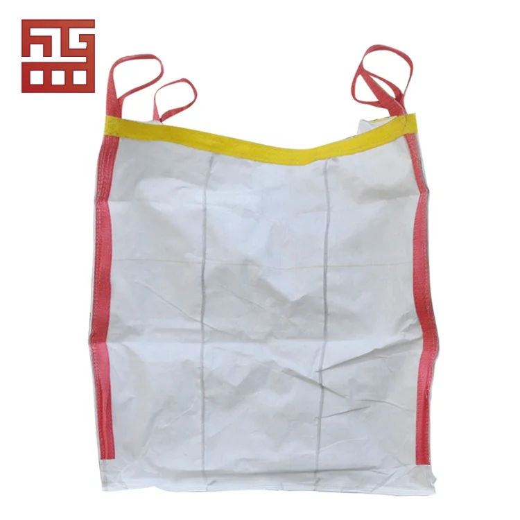 Customized 100% virgin PP Recyclable plastic pp jumbo 1500kg recycling dumpster skip fibc bag guangxi for construction waste