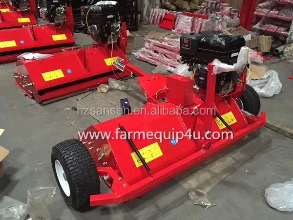 Farm Machinery ATV attachment ATV120 Flail Mower; Tow behind ATV UTV lawn mower ,working width 1.2m with  T blade