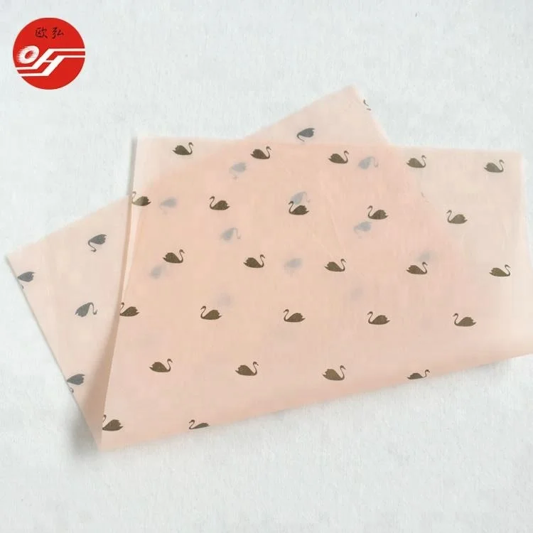 Fancy Cheap Custom Brand Name Printed Gift Wrapping Paper Tissue Paper