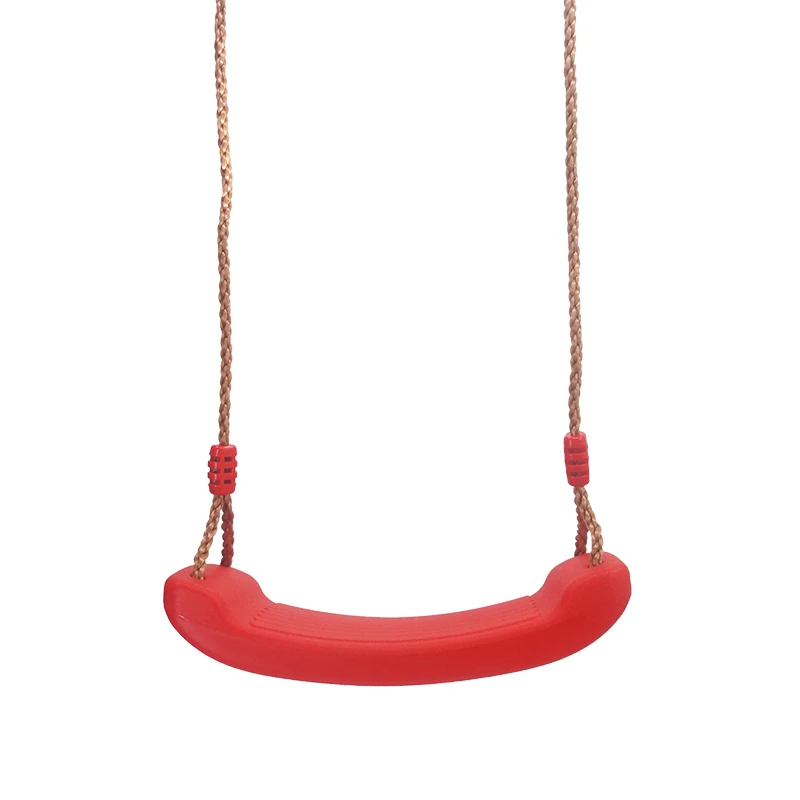 Уличные пластиковые детские качели с ремнем, детские качели из полиэтилена