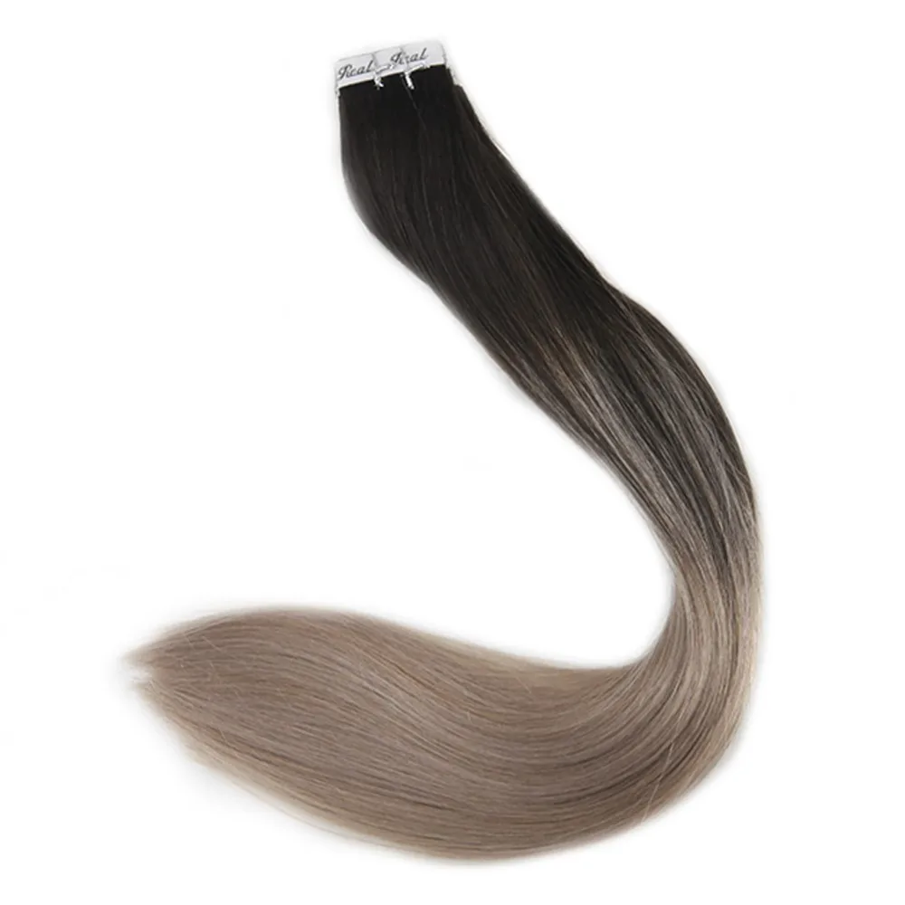
Balayage Ombre Color Tape In Human Hair Extensions 