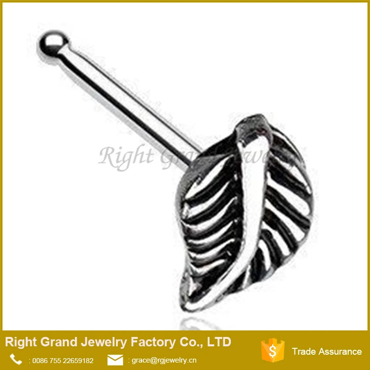 Surgical Steel 316L Vintage Rose Flower Nose Studs