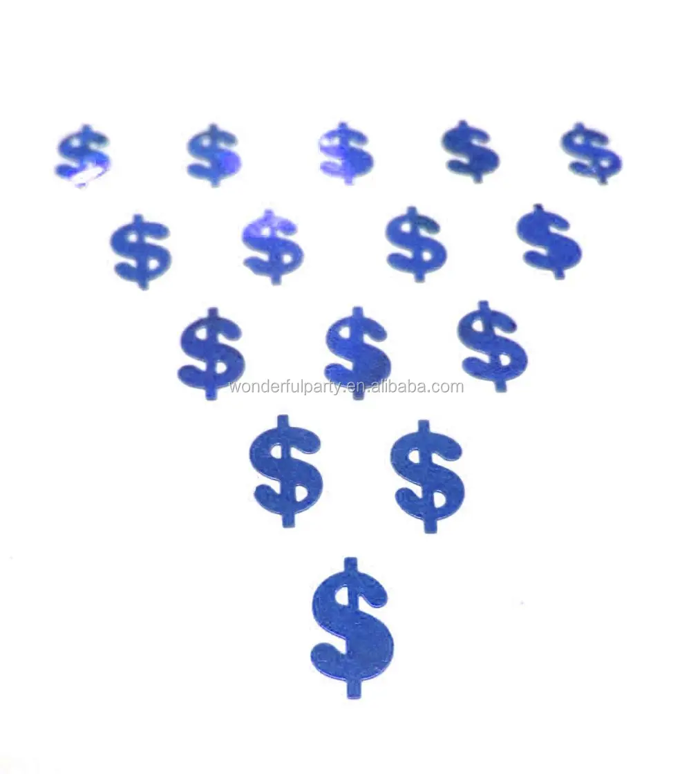 
PVC gold confetti for wedding celebration 