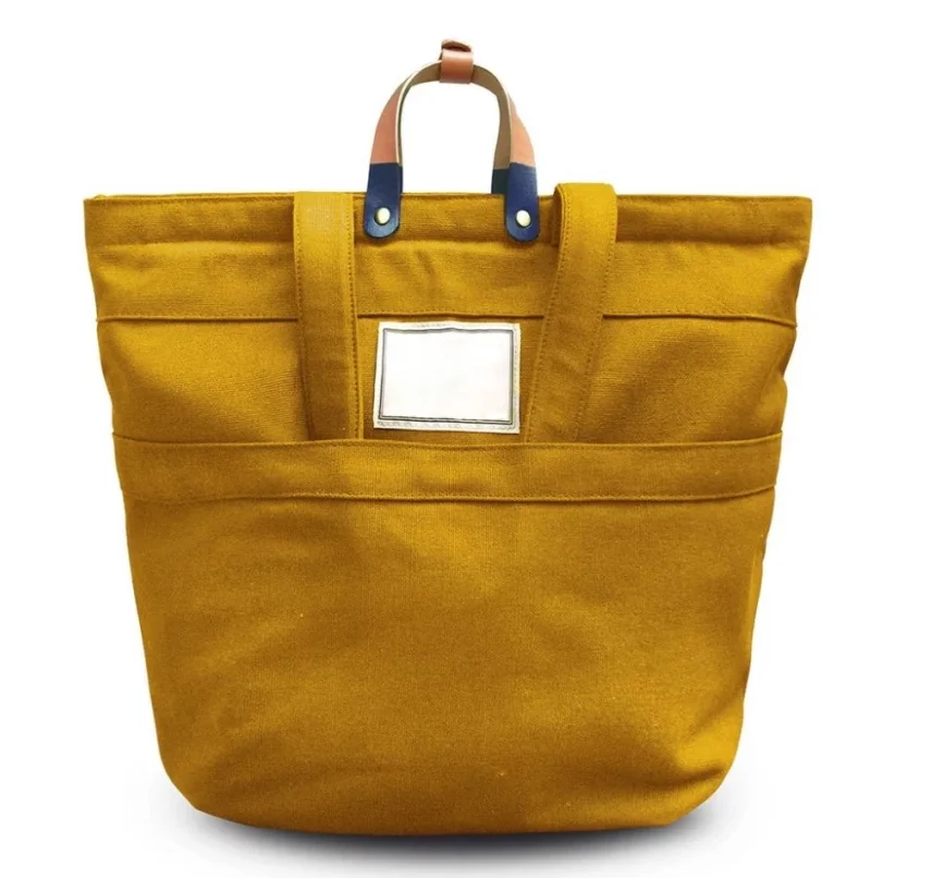 Wholesale Designer Ladies Waxed Canvas Shopping Bag Multifunction Canvas Tote Bag High Quality Canvas Backpack Bag