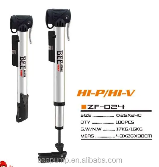 ZF-024 подследники воздушный насос, велосипед, ножной насос, доставка от нашей фабрики в Китае