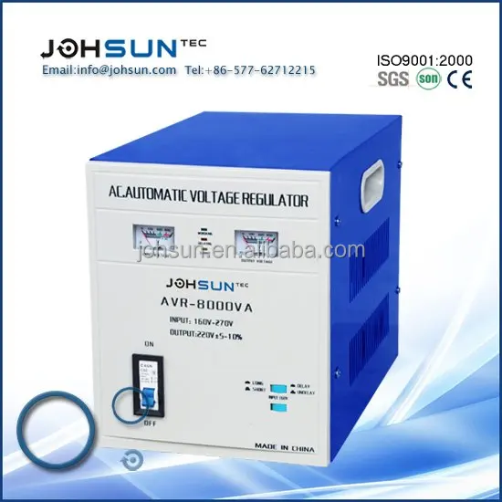 Custom Logo Electronic Voltage Stabilizer Avr-10000Va Power Voltage Regulator