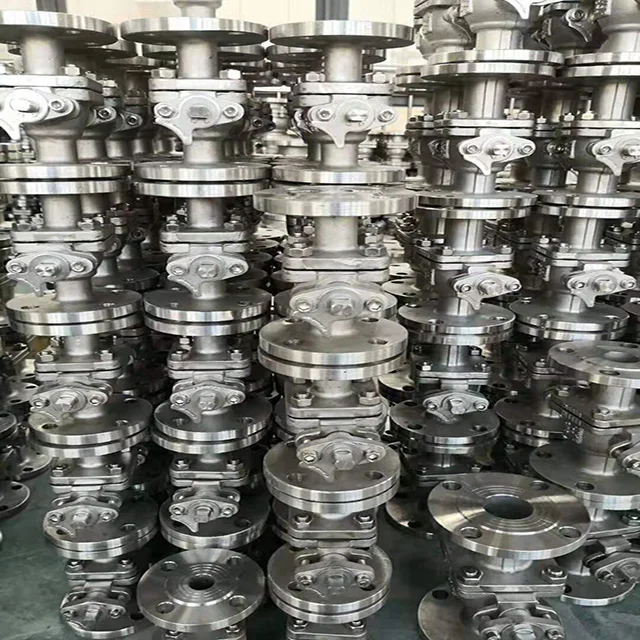 GB float flange  ball valve  Q41F-16P  DN80