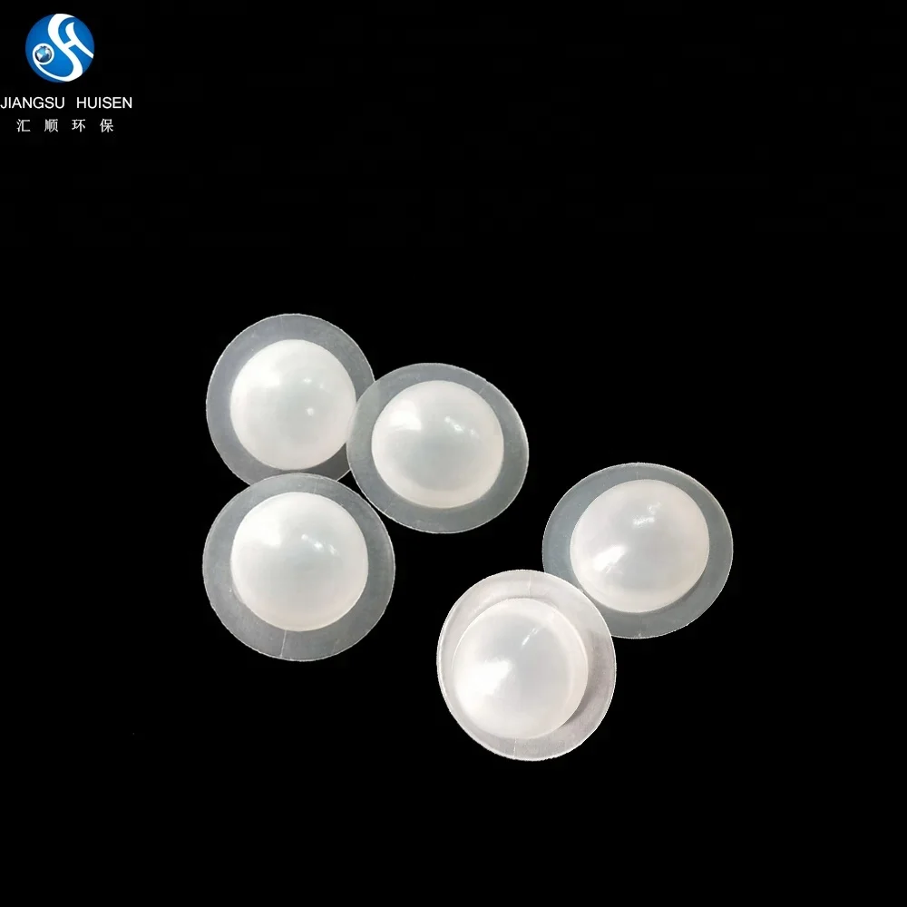 High quality water surface covering ball hollow bio floating plastic ball with edge