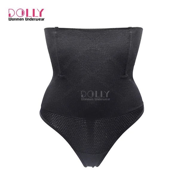 High Waist Thong Shaper Women Seamless Shapewear Waist Cincher Panty With Bones