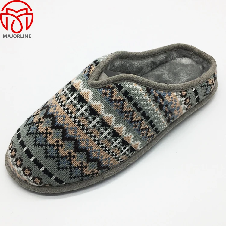Cashmere man napping slipper shoes for indian vietnam