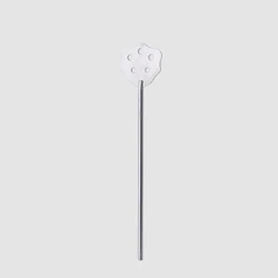 Factory Direct customable 25cm cartoon metal stainless steel hotel straw coffee cocktail  stirrer