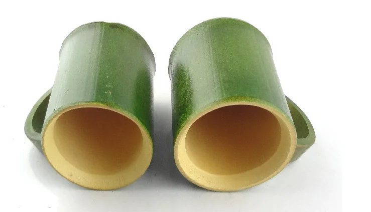 Natural bamboo cups