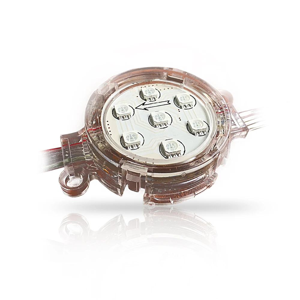 Programmable 30mm rgb pixel led ucs 1903 t1000 led pixel controller for point pixel light module