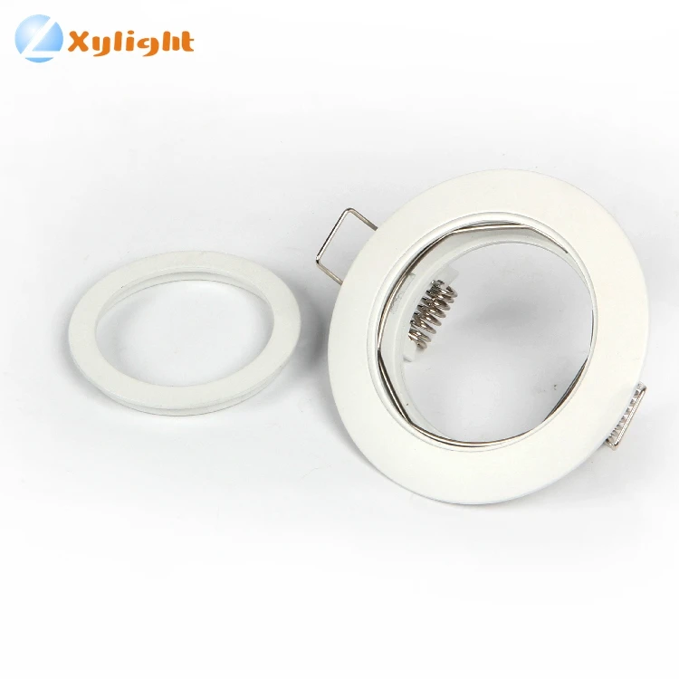 
Aluminum housing round led cob grille ceiling led light MR16 GU10 recessed downlight fixture 