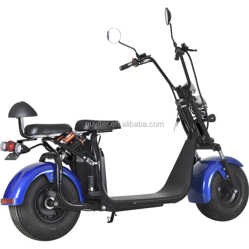 
1500W 60V20A EEC electric citycoco scooter with 2 Wheel Fat Tire 