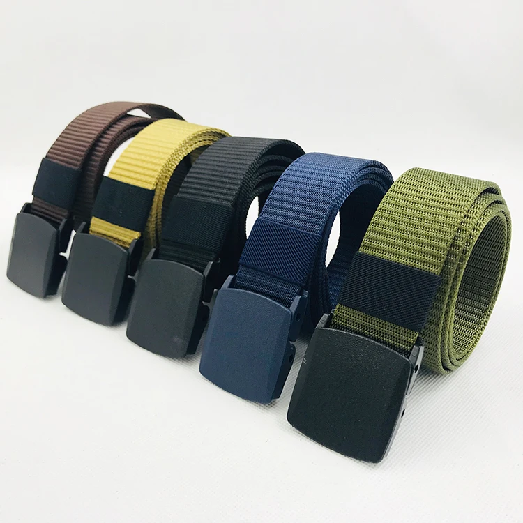 Custom Outdoor Sport Fabric Canvas Cotton Men Webbing Belt Rolls