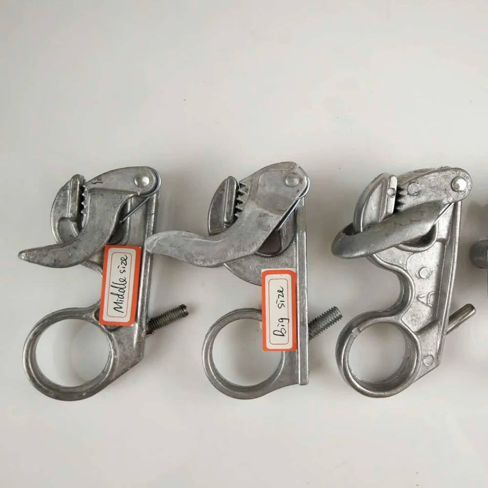 sheep cow buffalo aluminum casting leather spring toggling clip