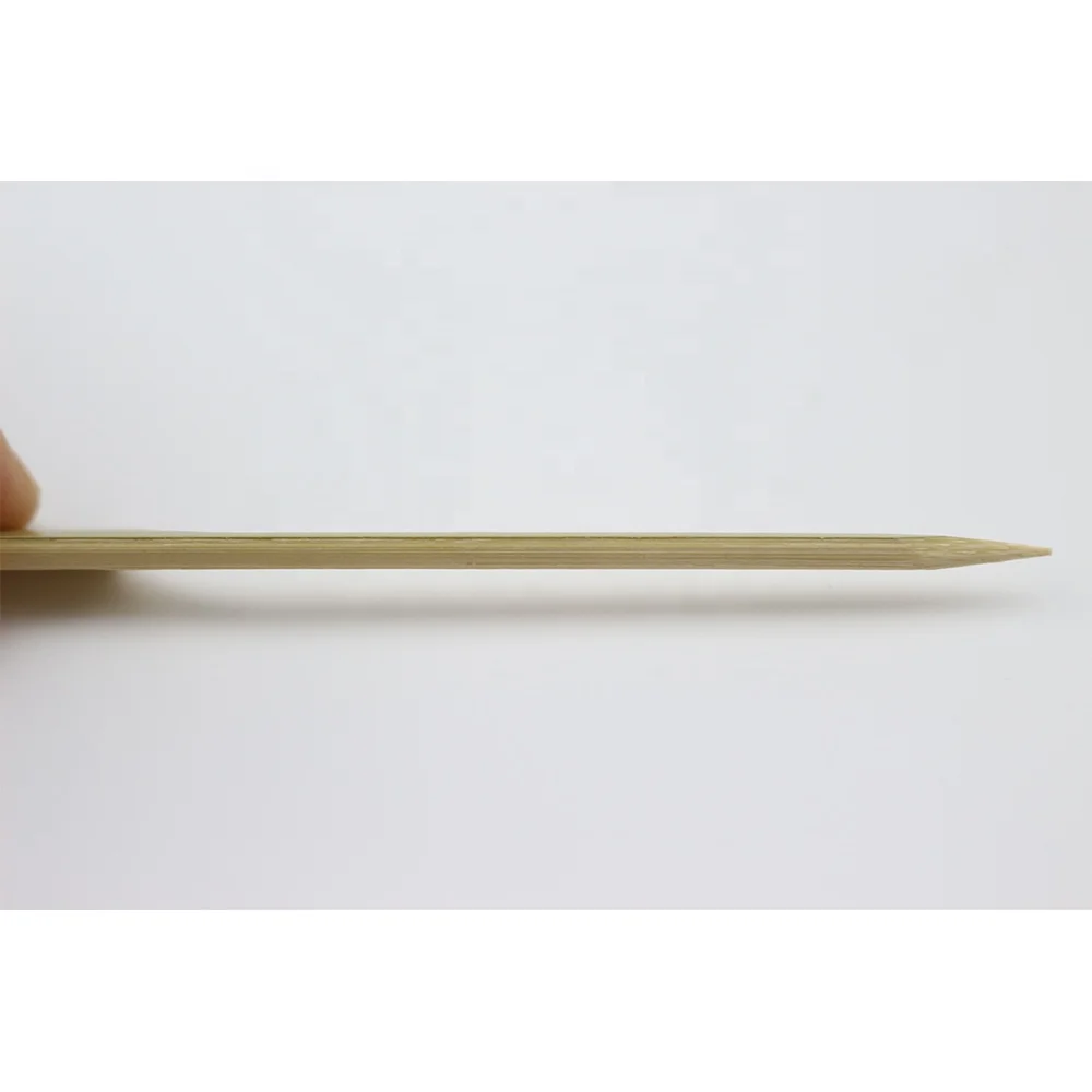 Purely natural bamboo barbecue  grill tools flat wooden bbq sticks skewers