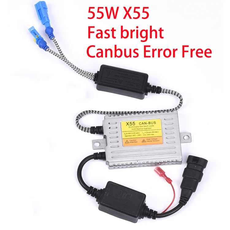 X55 Fast Bright and Canbus HID Ballast Car Electronic Ballast 35W 55W HID Canbus Headlight Ballast