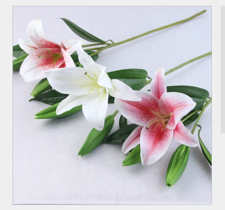 Лидер продаж, искусственная Пасхальная Лилия, искусственная лилия для свадьбы, украшение для дома и офиса