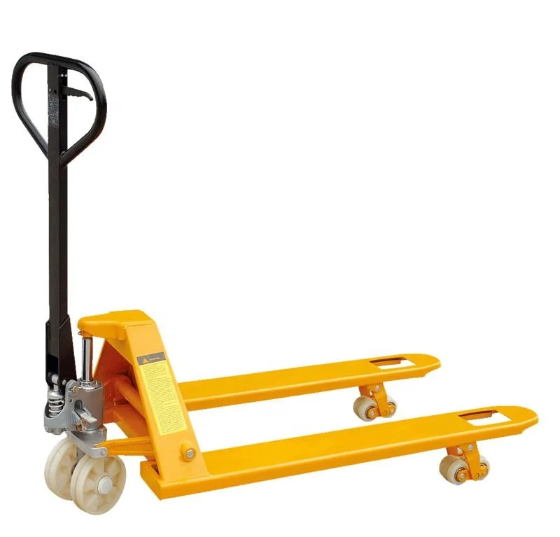 Small Mini Warehouse Equipment 2 3Ton Hand Hydraulic Pallet Truck Jack with Nylon/PU Wheels for sale