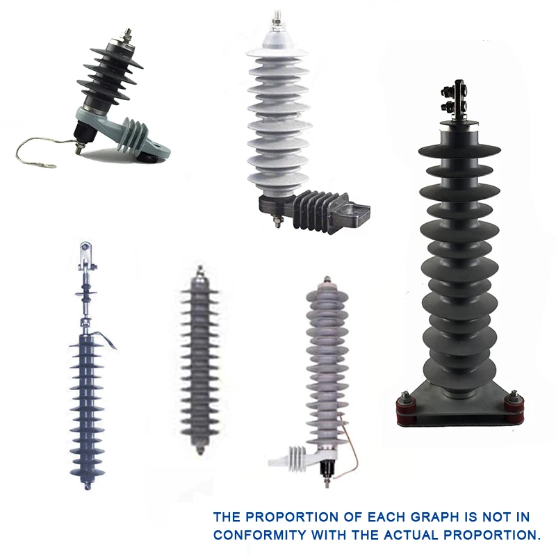 Best Selling Housed Limit over voltage 11kv 5ka Polymer silicon rubber lightning surge arrester
