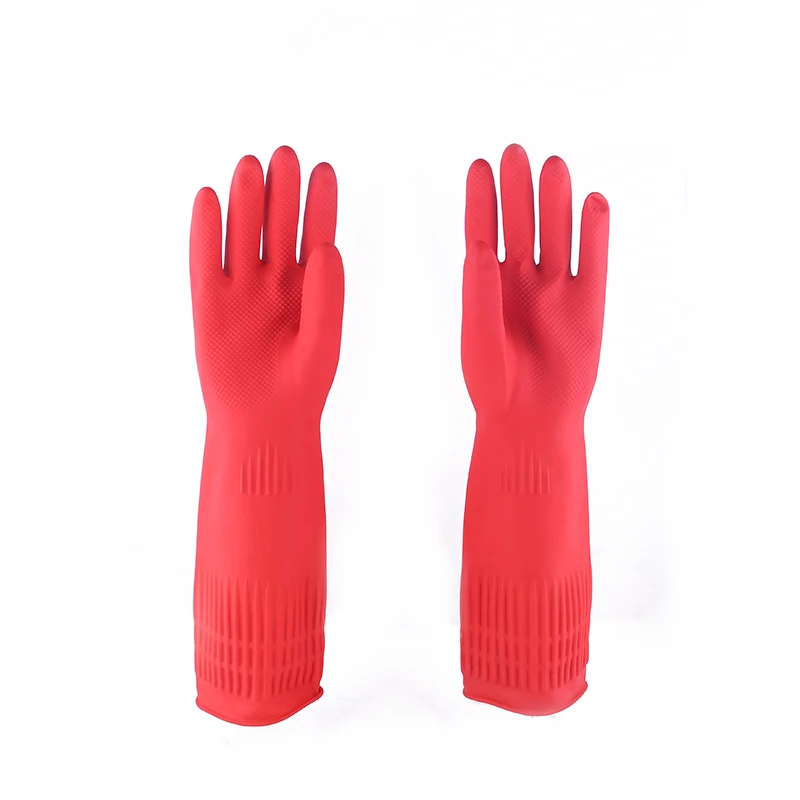 waterproof colorful  household latex gloves for cleaning working