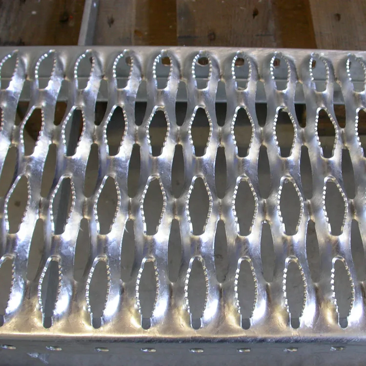 
perforated galvanized platform floor anti skid grating plate sheet 