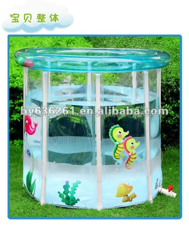 
 прозрачные ребенка плавательный бассейн рамки, пвх infaltable бассейн  