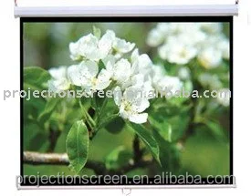 Фунгицидный ткани экран электрический проектор в алюминиевый кожух