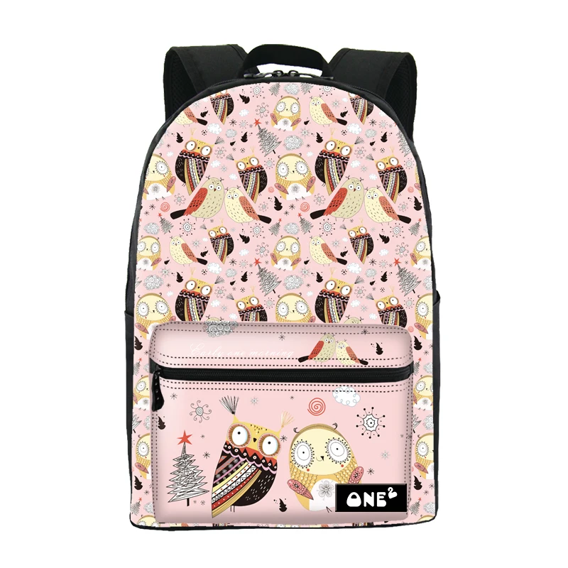ONE2 Design new models cartoon fashion school bag backpack for teenage girls