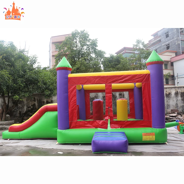Customized inflatable bouncer commercial castle combo inflatable slide