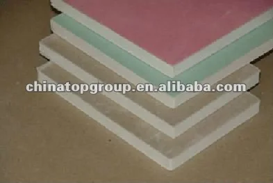 gypsum board for wall ( regular moisture resistant fire proof)