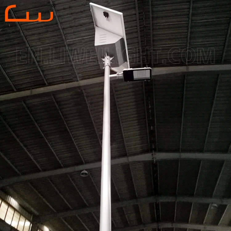 Battery on the post solar 60W outdoor led solar lamp