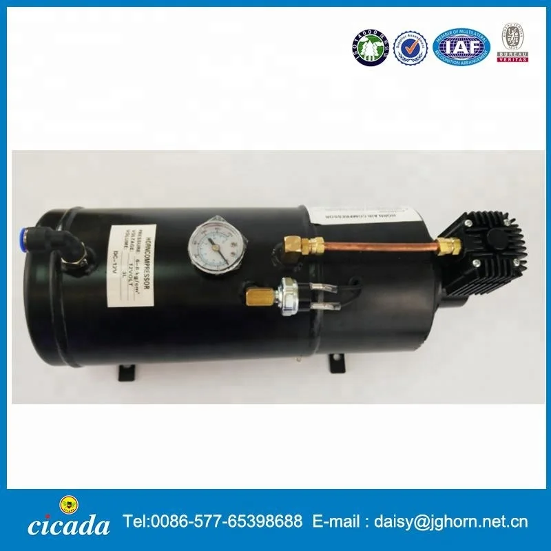 1 Gallon Tank and 150 PSI Compressor for air horn