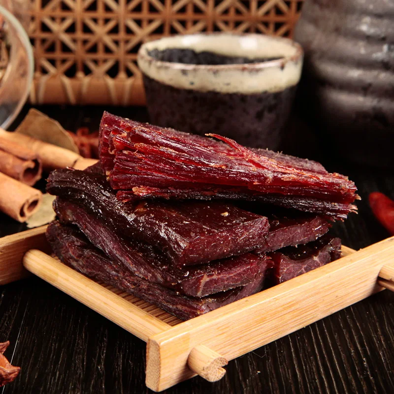 ShuDaoXiang 200g Per Bottle 43Bottles Per Carton Spicy Snack Dried Beef Jerky