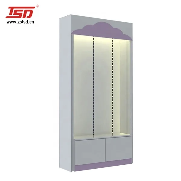 POS Wooden Clothes Lingerie Store Display Rack Furniture Underwear Display Stand