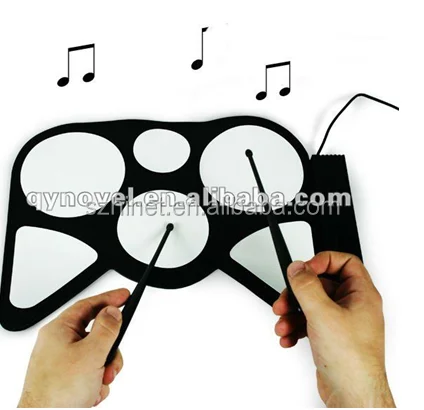 Комплект электронная ударная установка Roll up Kit барабан детям