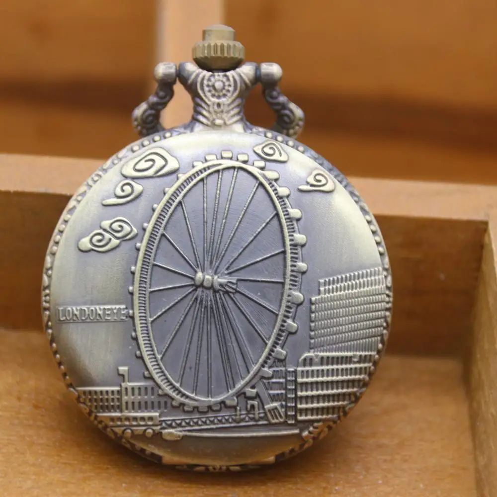 China supplier UK London eye ferris wheel pocket watch