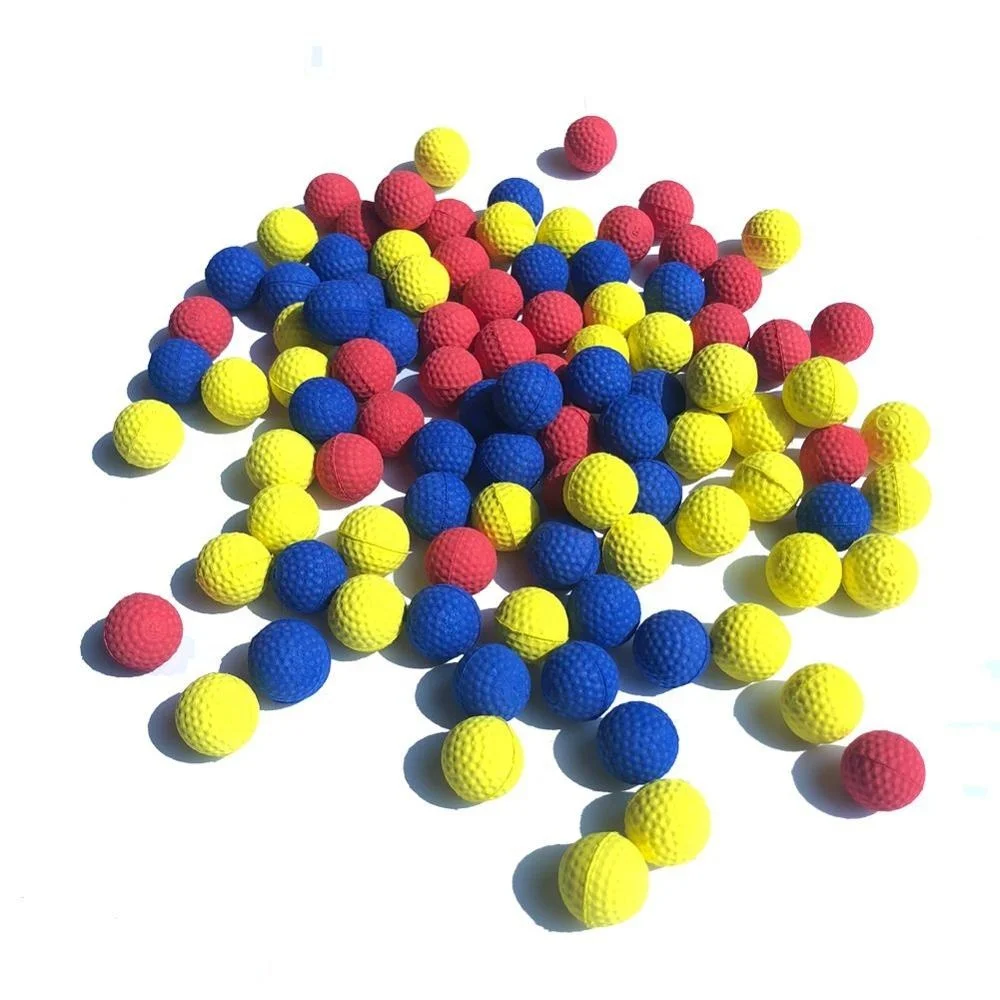 22mm  soft lines Colorful Eva high-bounce Foam Ball for Gun Toy