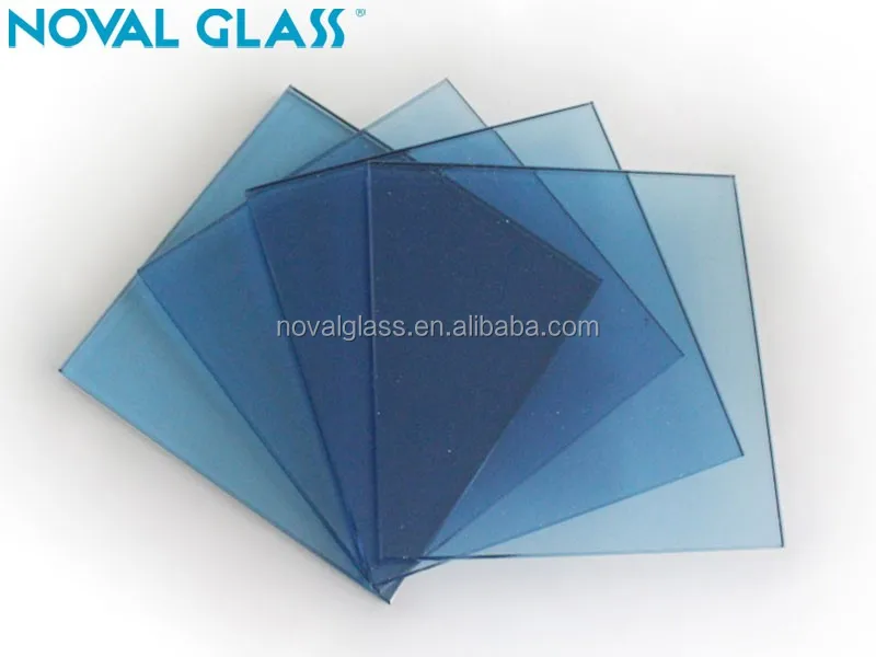 Factory Offer Tinted 8mm 6mm 5mm 4mm Light Ford Blue Colored Glass