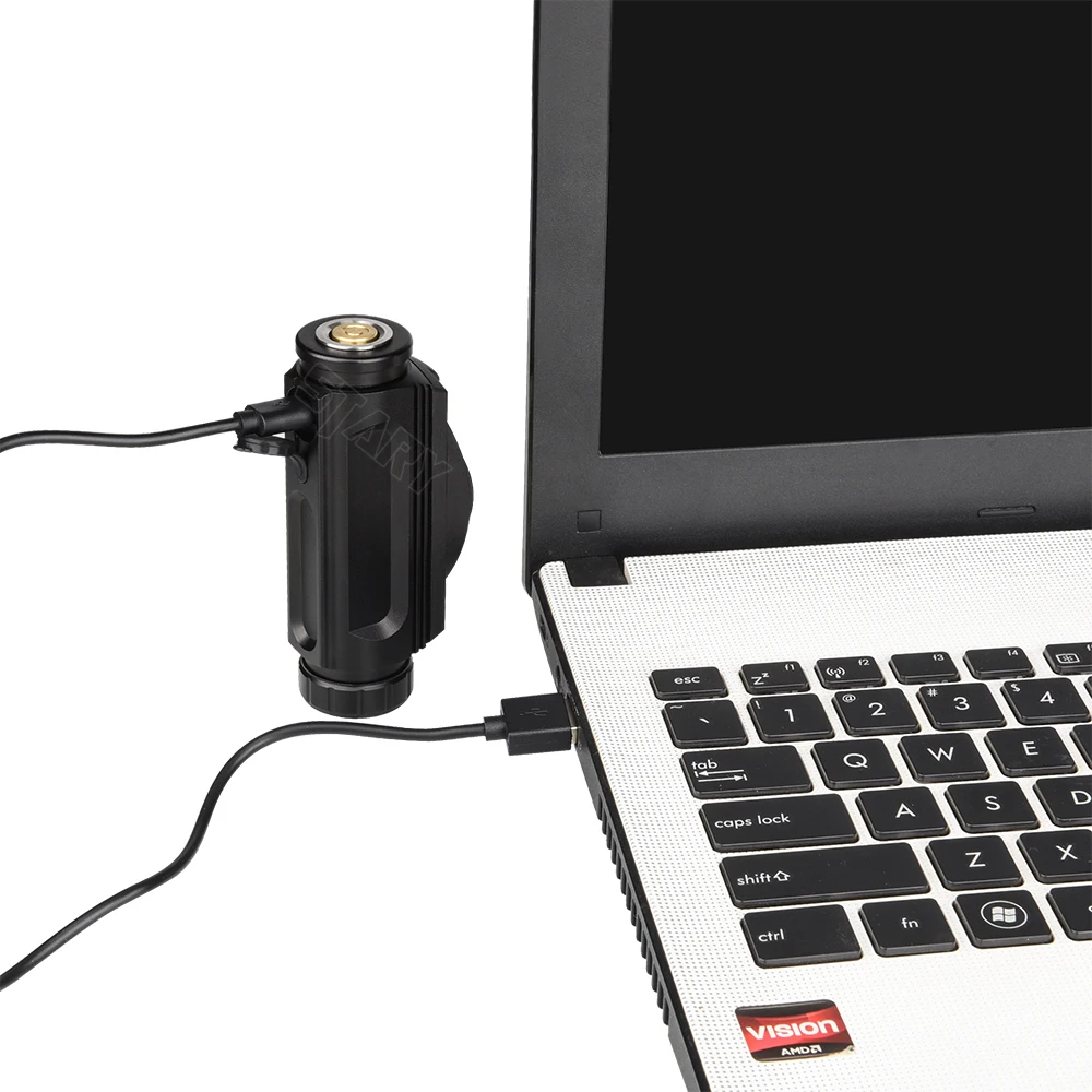 STARYNITE high power super bright 750 lumen professional led headlamp usb rechargeable frontal lamp with red blue light