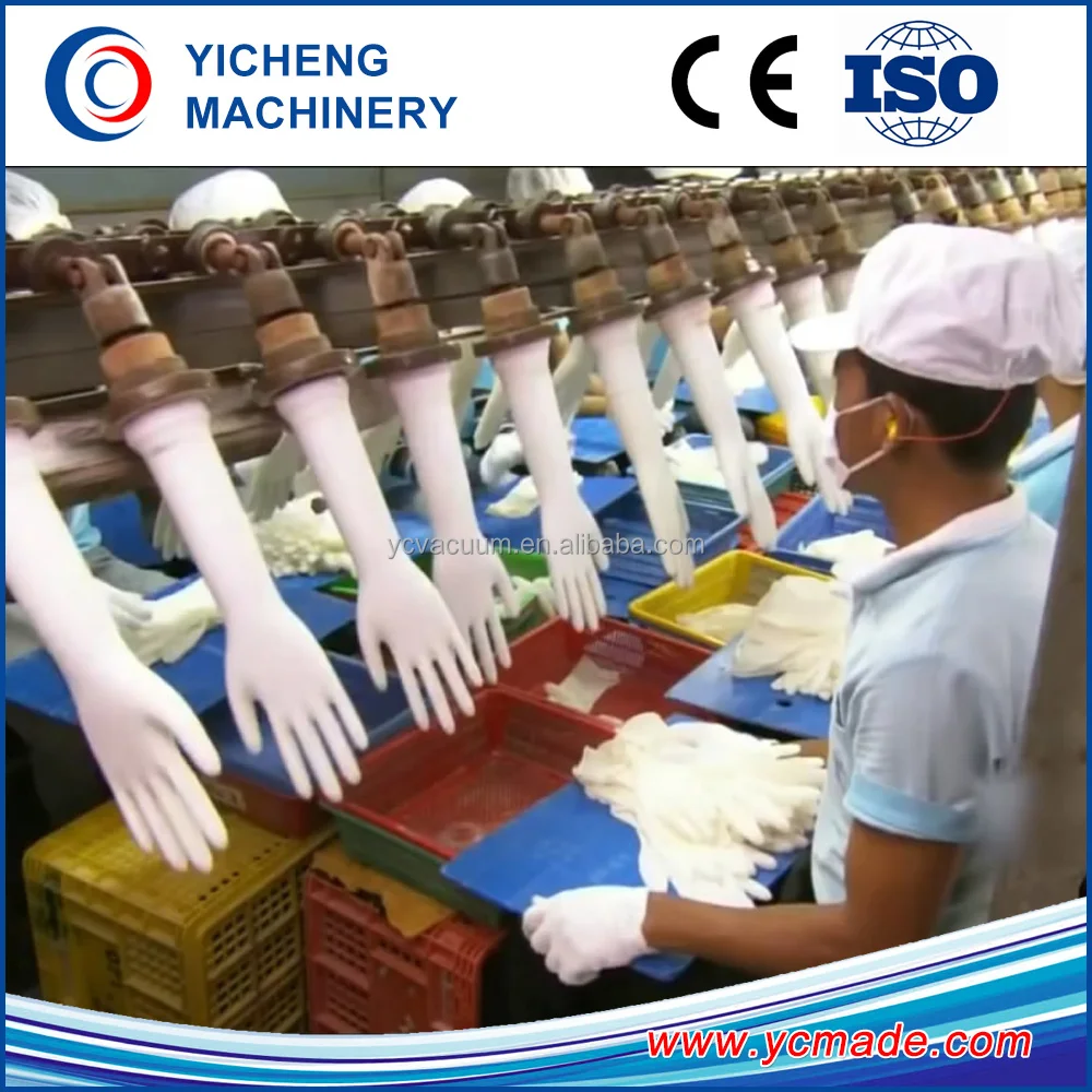 Высокое качество автоматической перчатки погружения линии по производству медицинских перчаток