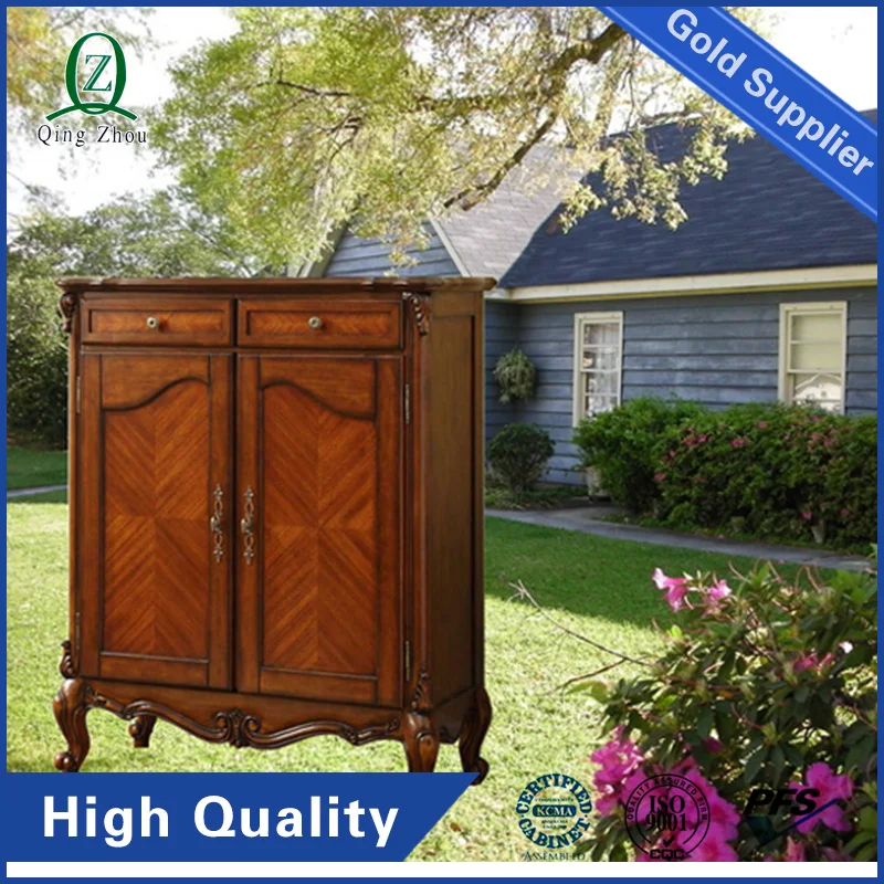 
Top1 США Европейский дизайн, большая роскошная деревянная паяльная дверь, шкаф с зеркалом 