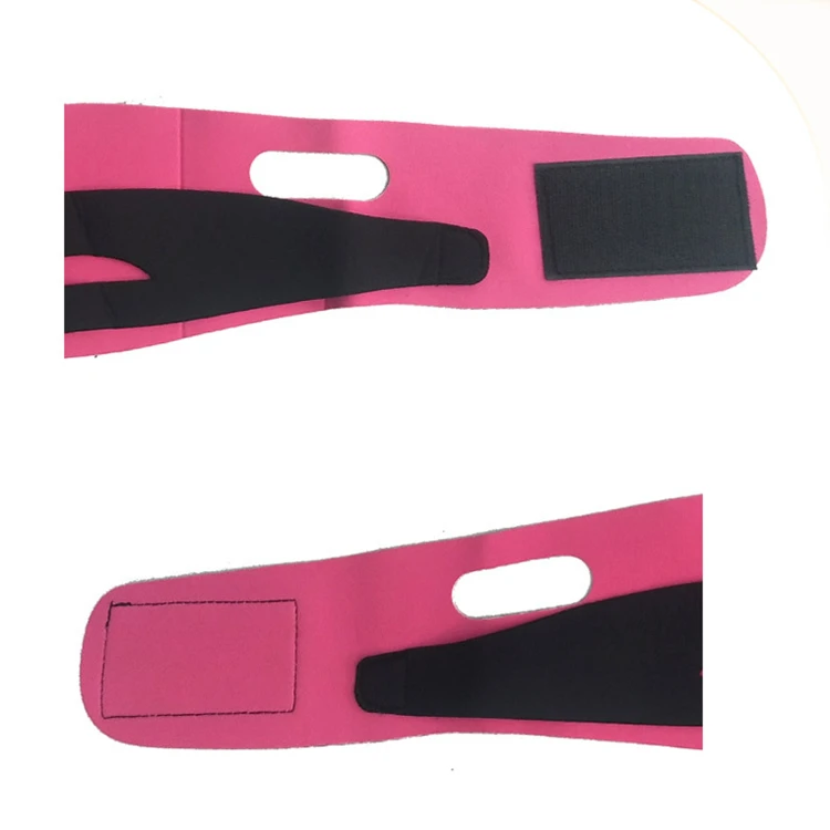 hot sale Neoprene purple skinny lift face V line face mask Anti Snoring V lift thin face belt for women