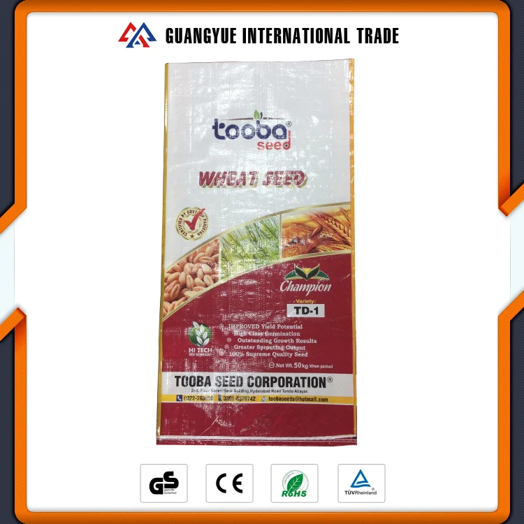 Guangyue Оптовая Логотип Сельскохозяйственных Семян Пшеницы В Упаковке Bag