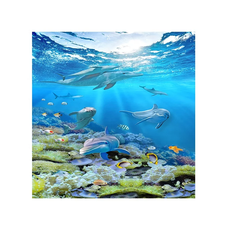 Sea Floor Home Wall Paper Custom Printed Mural Sky for Kids Room