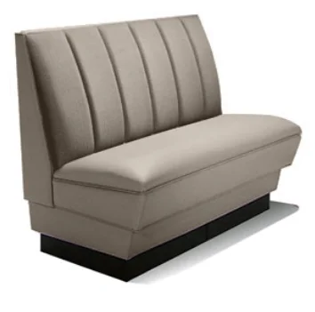 
Interstate Booth with Channel Back Pattern restaurant booth seating horizon back side sofa 