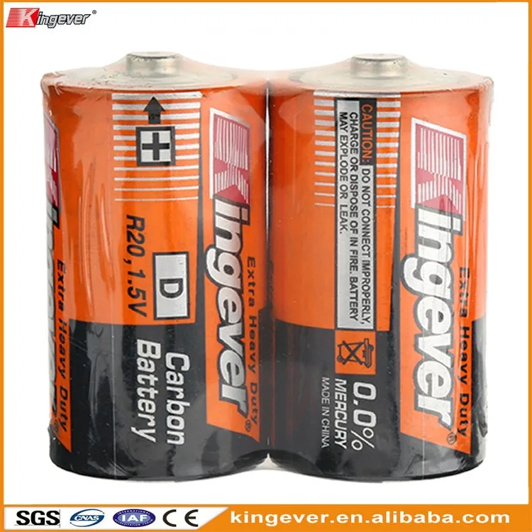 R20 D1.5V battery carbon zinc battery