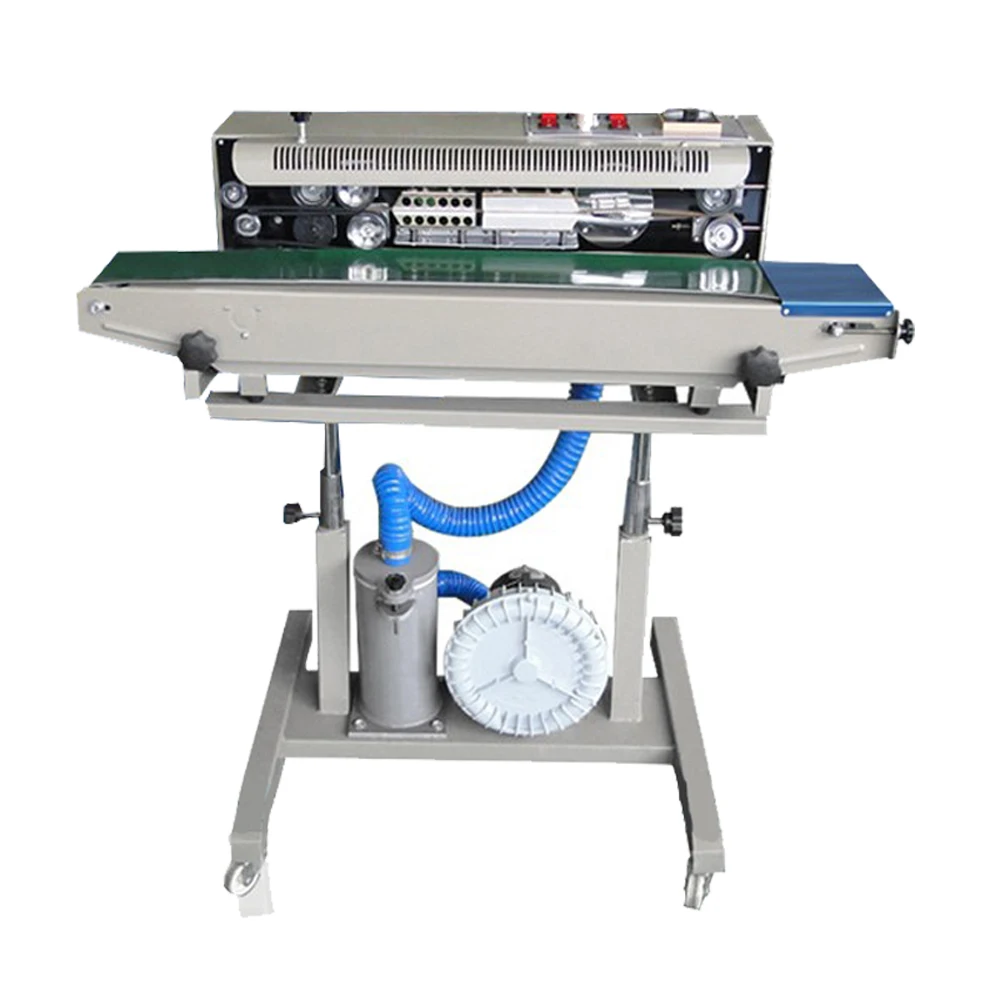 Mini Inflated Continuous Band Sealer With Nitrogen Gas Flushing Filling